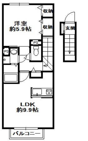 プランドールの物件間取画像